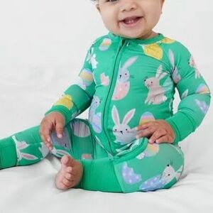Little Sleepies Zippy Bunny Green